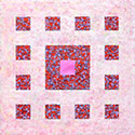 thumbnail for cotton candy quilt painting