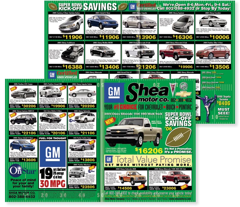 Shea Motors Mailer